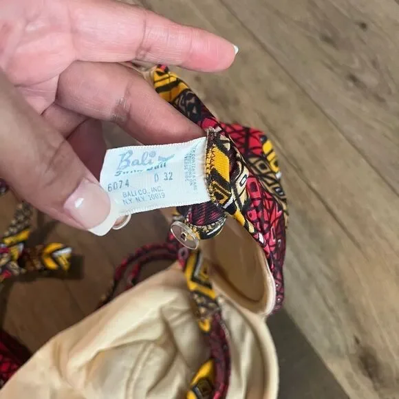 Vintage Swim Bali Two Piece
Bikini Pink & Yellow Halter Top
High Waisted Bottoms - Picture 7 of 7